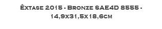 Êxtase 2015 - Bronze SAE4D 8555 - 14,9x31,5x18,6cm