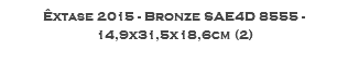 Êxtase 2015 - Bronze SAE4D 8555 - 14,9x31,5x18,6cm (2)
