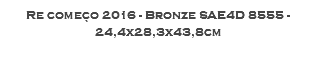 Re começo 2016 - Bronze SAE4D 8555 - 24,4x28,3x43,8cm